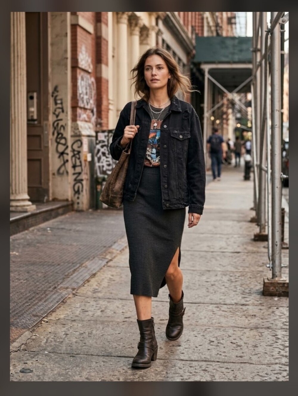 Fiorentini + Baker Nelly Boots Dark Brown Leather 37 Moto Boots